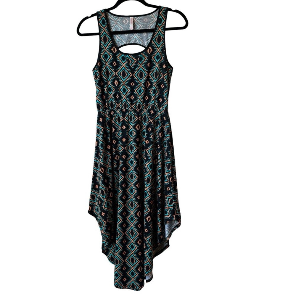 Xhilaration | Asymmetrical Dress | Aztec Inspired Print | Size Small